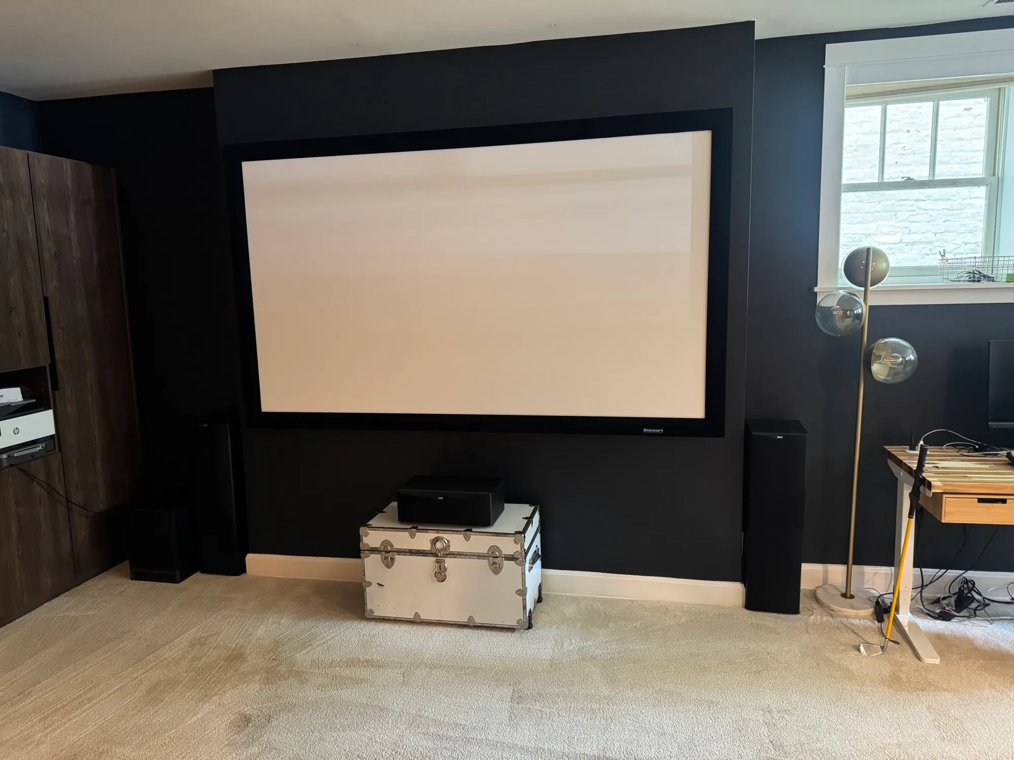 Home theater projector setup
