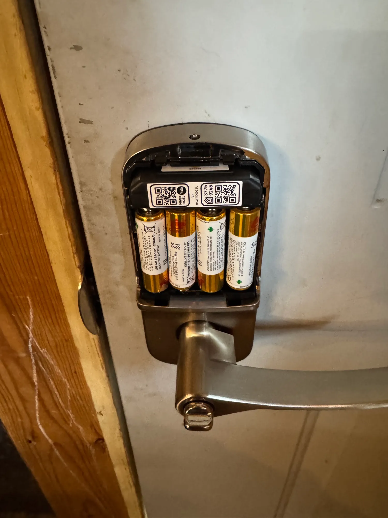 Smart lock installation