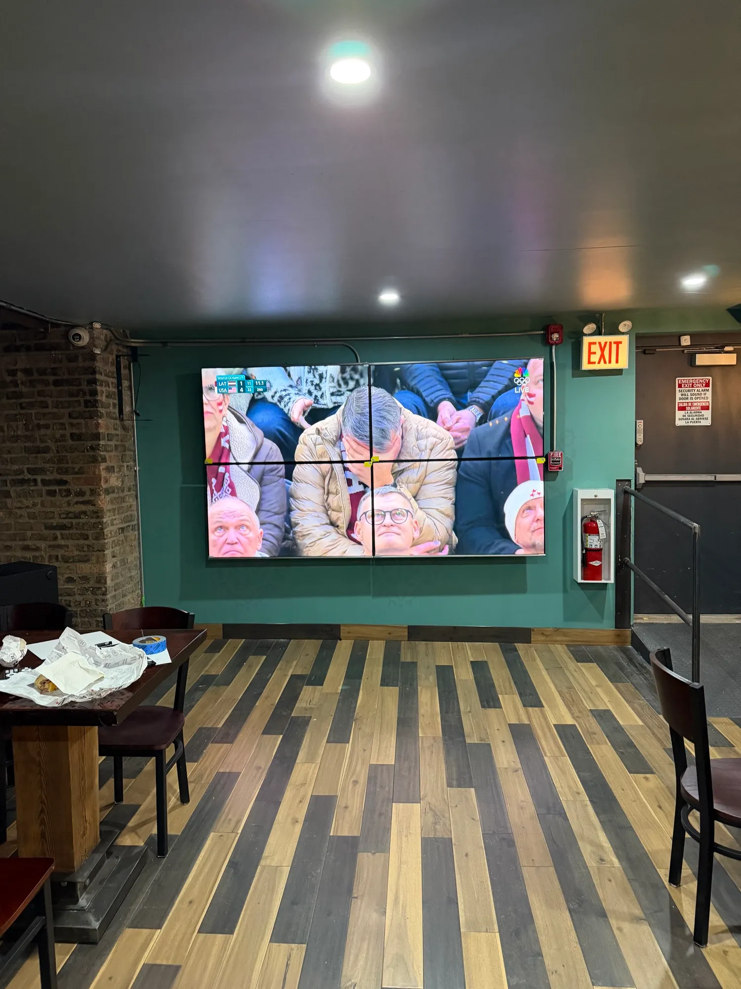 Commercial TV installation